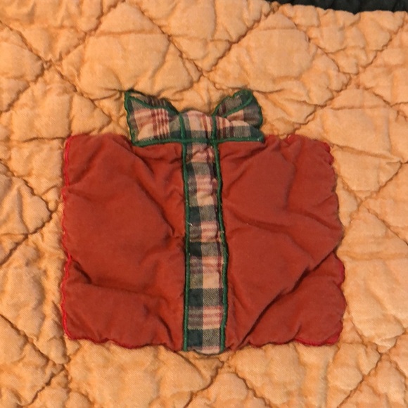 Christmas Quilted Santa/Tree/Gift Table Runner 63x14” - Picture 7 of 8